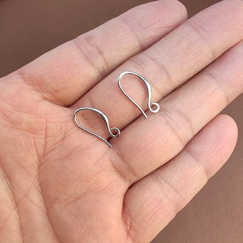 Crochets d'Oreilles en Cuivre pour Fabrication de Bijoux DIY Fournitures pour Boucles d'Oreilles Électroplaquées Mode Simple pour Boucles d'Oreilles en Perles
