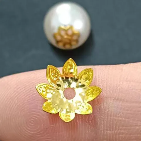 Calottes en Fer Rétro Fleurs Inter intercalaires Floraux Creux pour Fabrication de Bijoux DIY Bracelet Collier Accessoires de Bijouterie Antique
