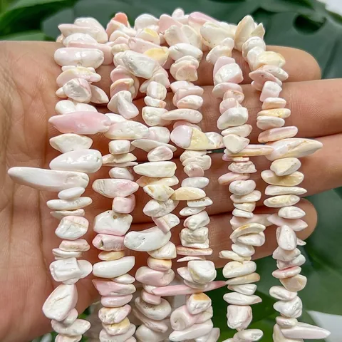 Natural Queen Conch Shell Chips Irregular Loose Beads Spacers For DIY Necklace Bracelet Jewelry Making Accessories