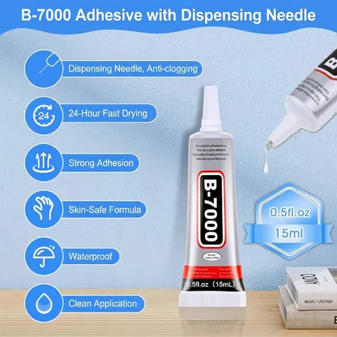 B7000 T8000 Multi-purpose Adhesive Glue For DIY Jewelry Mobile Phone Screen Repair Leather Acrylic Transparent Waterproof Glue