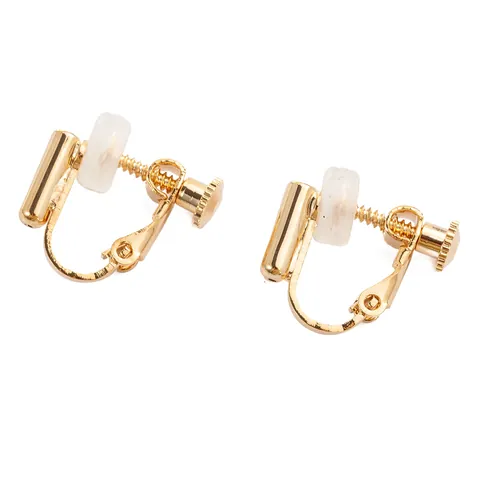 Copper Earring Converter For Non-Pierced Ears U-Shaped Screw Ear Clips DIY Finding Jewelry Accessories Gold Silver Plated Component