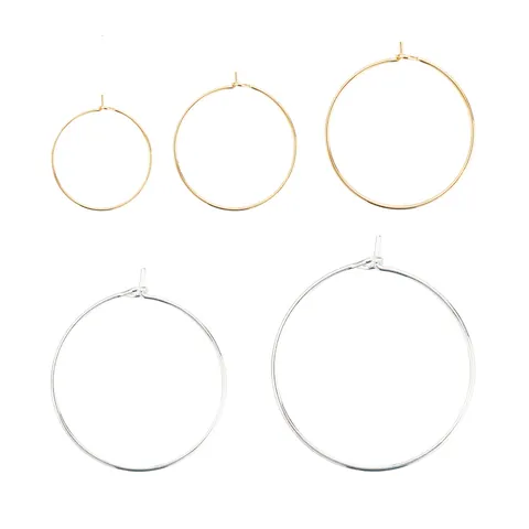Silber Gold Beschichtetes Kupfer Ohrringe Weinglas Charms DIY Schmuckherstellung Zubehör Weihnachtsfeier Dekoration