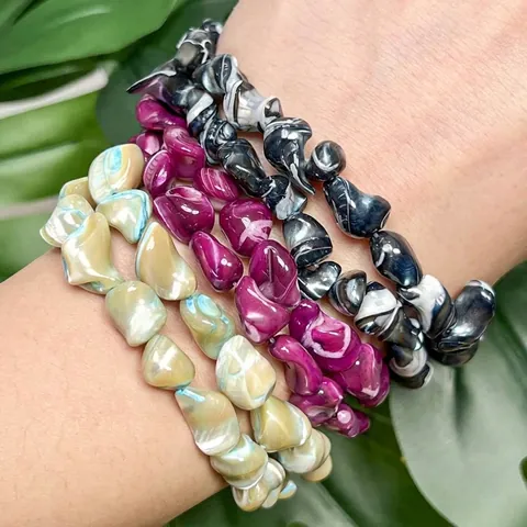 Irregular Natural Shell Beads Strand Organic Multi-Colored Loose Beads For DIY Bracelet Necklace Jewelry Accessories