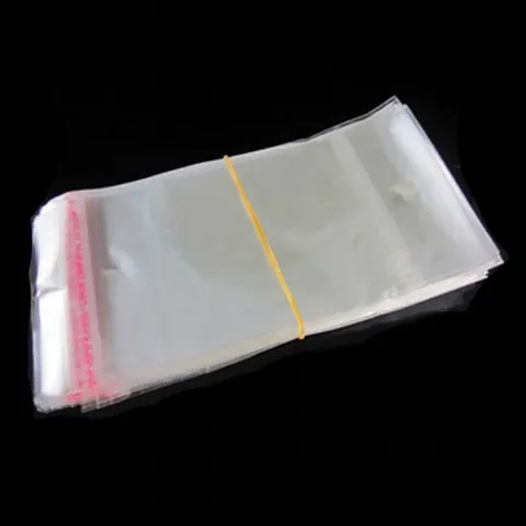 Bolsas de Embalaje de Plástico OPP Transparentes Autoadhesivas para Ropa Accesorios de Joyería Bolsas de Polietileno Sellables