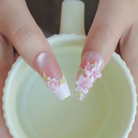 3D Silicone Nail Art Relief Mold Professional Rose Petal Ribbon Floral Pattern DIY Manicure Tool Relief Decoration Making