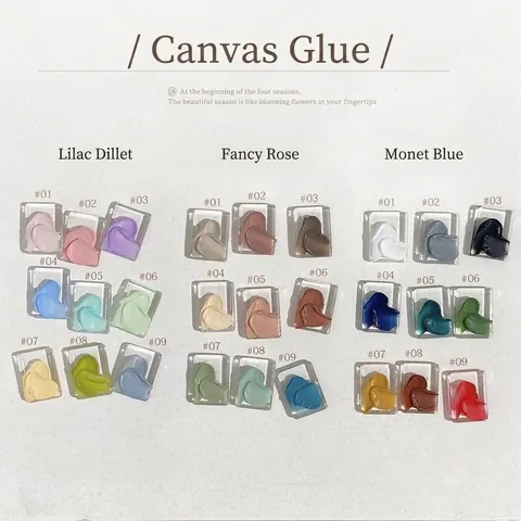 Solid Nail Art Painting Gel Palette 3D Embossed Texture Oil Painting Gel For Professional Manicure Salon DIY Nail Decoration