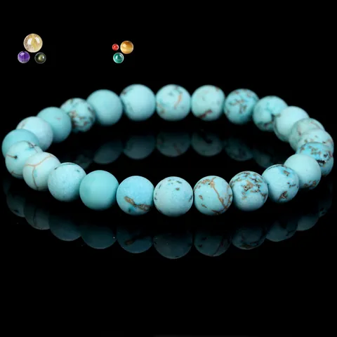 Natural Stone Round Bead Stretch Bracelet For Men Women Healing Crystal Energy Quartz Agate Beaded Jewelry Yoga Bracelet