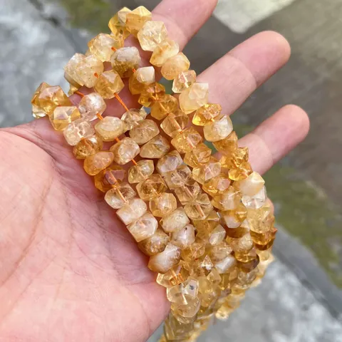 Perline Sfaccettate in Cristallo Naturale Colori Caramella Perline Semilavorate Accessori Gioielli Fai da Te per Bracciale Collana