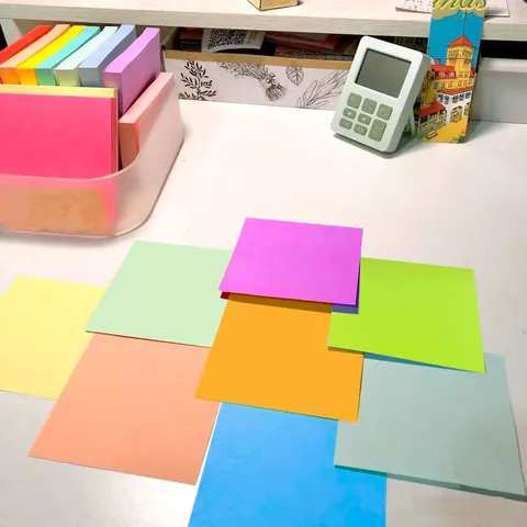 Foglietti Adesivi Quadrati Color Macaron Blocchetti Per Appunti Autoadesivi Per Studenti Ufficio Scuola Scrapbooking Messaggi Quotidiani