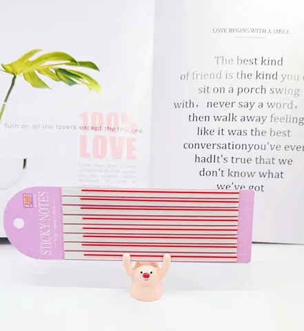 Transparent PET Long Strip Sticky Notes Ultra Fine Index Tabs Writable Page Markers For Reading School Office