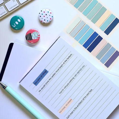 1200 Sheets 60 Colors Transparent Index Tabs Waterproof PET Sticky Notes Morandi Page Markers For Reading Office Supplies