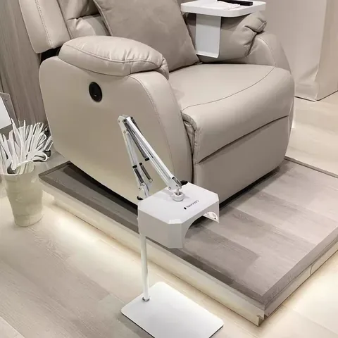 Professional 36W UV LED Foot Nail Lamp Rechargeable Pedicure Light with Adjustable Floor Stand for Salon Home Skin Rejuvenation