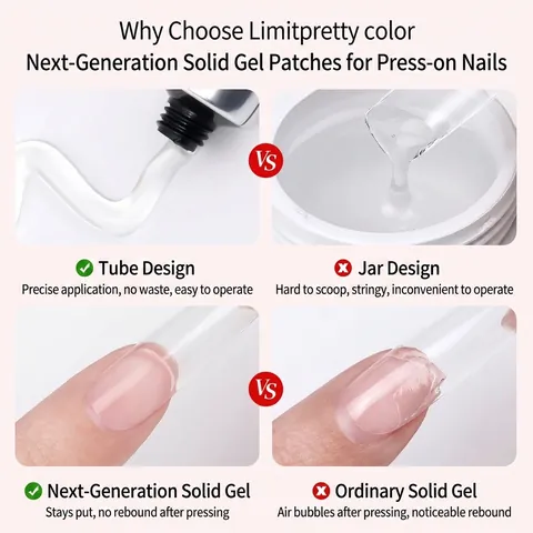 Stevige Nagellijm Voor Kunstnagels Transparante Sterke Lijm Nail Art Gel Langdurige Stevige Lijm