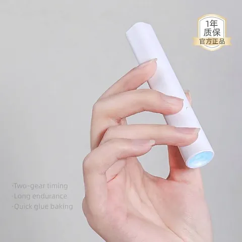 Handheld Mini UV LED Nail Lamp Rechargeable Portable Stick Style Nail Light For Curing Gel Polish Fast Drying Manicure Tool