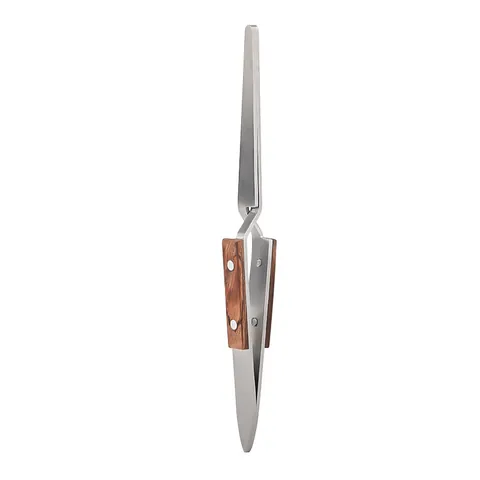 Clip de Mise en Forme des Ongles Professionnel en Acier Inoxydable Avec Manche en Bois Outil de Manucure Précis pour Gel et Acrylique