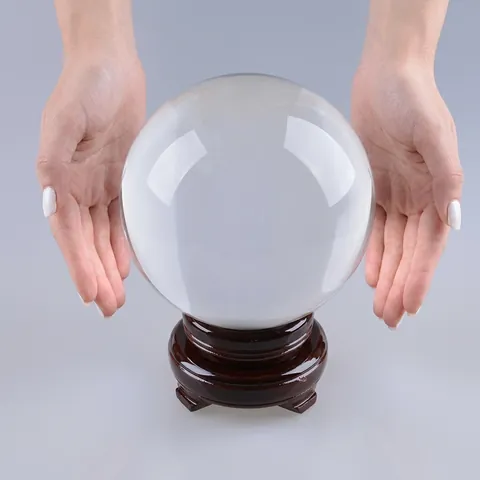 15cm K9 Kristallkugel Fotografie Requisite Nur Kugel Ohne Sockel Große Glaskugel Für Schreibtisch Ornament Wohndeko Farbige Kristallsphäre