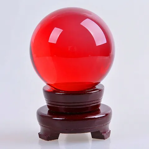 15cm K9 Kristallkugel Fotografie Requisite Nur Kugel Ohne Sockel Große Glaskugel Für Schreibtisch Ornament Wohndeko Farbige Kristallsphäre