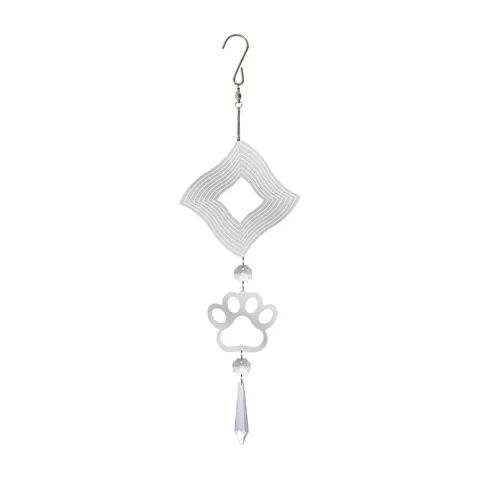 Attrape-Soleil en Cristal Carillon Éolien en Acier Inoxydable Papillon Colibri Arbre de Vie Pendentif Suspendu Décoration de Maison