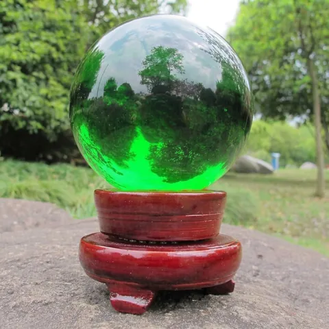10cm K9 Color Crystal Ball Ornament For Desktop Office Home Decoration Photography Prop Healing Feng Shui Sphere Without Base