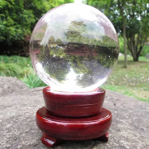10cm K9 Color Crystal Ball Ornament For Desktop Office Home Decoration Photography Prop Healing Feng Shui Sphere Without Base