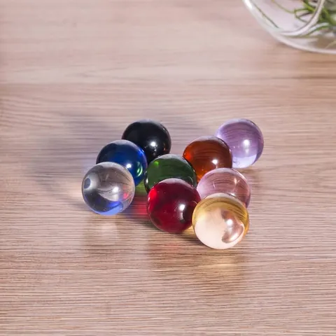 Dekorative K9-Kristallkugel Farbige Glaskugel Home Office Schreibtisch Ornament Handwerk Zubehör Geschenk