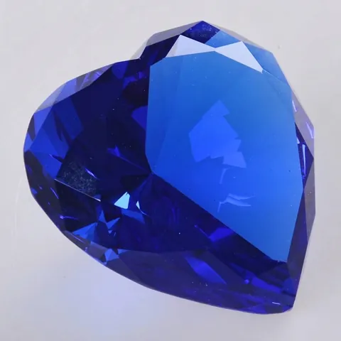 Kristallen Hart Diamant Ornament Romantisch Veelzijdige Slijpvorm Hartvormig Glas Edelsteen Tafel Decor Huwelijk Valentijn Cadeau