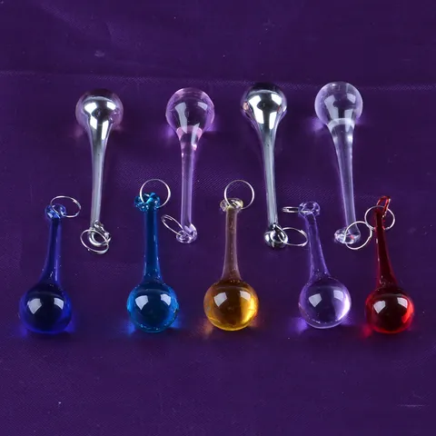 Artificial Crystal Teardrop Pendants Glass Water Drop Hanging Decoration For Wedding Party Home Decor Lamp Lighting Accessories