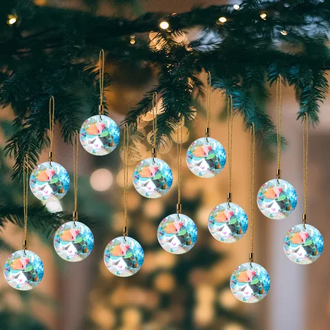 Atrapasol Colgantes de Cristal Flor de Bauhinia Multifacético Ornamento Colgante de Vidrio para Navidad Jardín Hogar Regalo