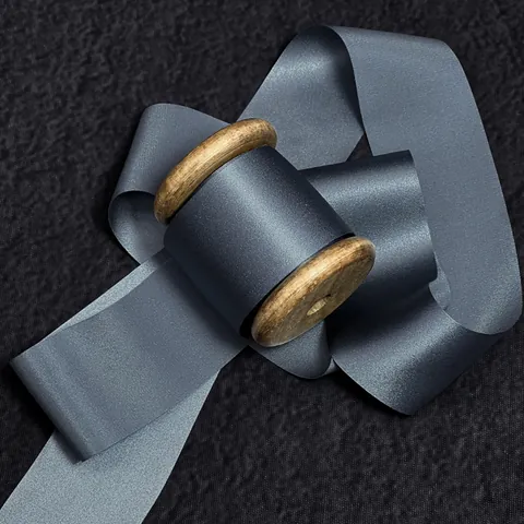 Cinta de Seda 100% De Alta Calidad Con Borde Deshilachado Cintas Rasgadas a Mano En Carrete De Madera Vintage Para Envoltura De Regalos Boda DIY Decoración