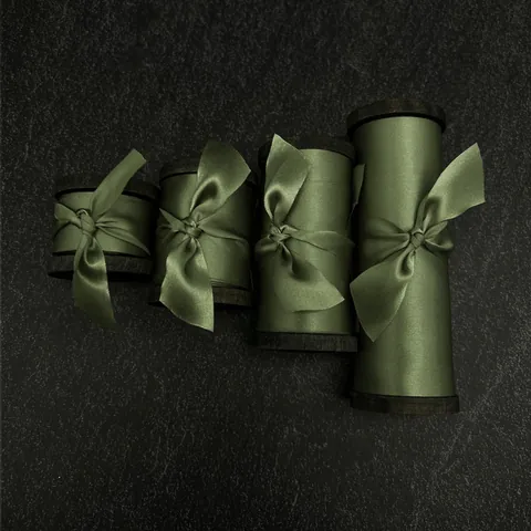 Cinta de Seda de Mora 100% con Borde en Bruto de Satén para Accesorios de Cabello DIY Regalo Boda Decoración Artesanía