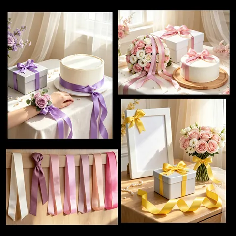 Korean Style Matte Polyester Ribbon For DIY Hair Bows Gift Wrapping Apparel Decoration Flower Bouquet Wedding Ribbon