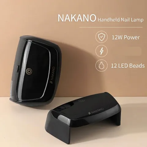 Portable Mini LED UV Nail Lamp Fast Drying Handheld Nail Dryer For Gel Polish Home Salon Manicure Tool Professional Black