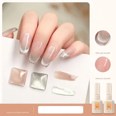 Magnetic Cat Eye Nail Gel Polish Glitter Shimmer Soak Off UV LED Gel For Women Autumn Winter Professional Manicure Nail Art Decoration