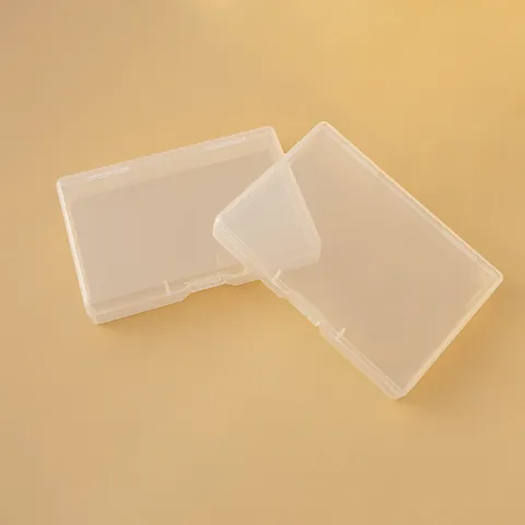 Rechteckige Durchsichtige Kunststoff Organizer Box Transparenter Aufbewahrungskoffer Für Angelhaken Hardware Perlen Schreibwaren