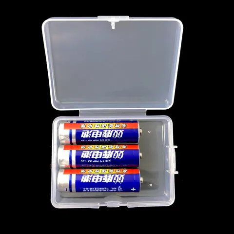 Kleine Rechteckige Transparente Kunststoff Aufbewahrungsbox PP Mini Organizer Box Mit Deckel Und Aufhängeloch Für Schmuck Stempel