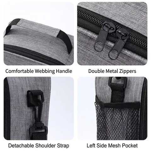 Bolsa de Almacenamiento de Viaje Plegable de Gran Capacidad Tela Oxford Aislada Bolsa de Almuerzo Organizador de Equipaje Portátil