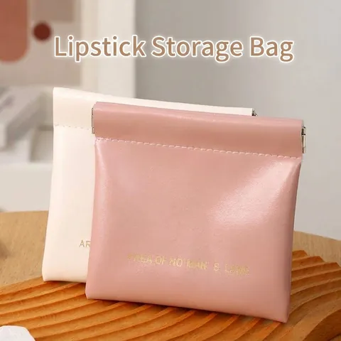 Portable Oxford Cloth Sanitary Napkin Storage Bag For Women Small Coin Purse Squeeze Opening Lipstick Cosmetic Organizer Bag