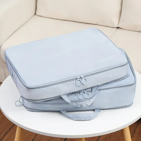 Oxford Cloth Travel Compression Storage Bag For Clothes Large Capacity Portable Luggage Organizer Packing Cube