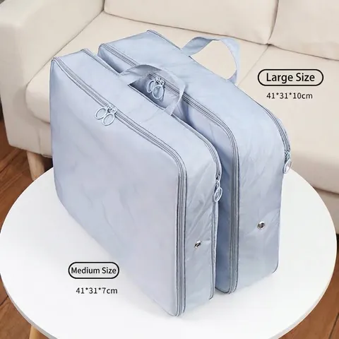 Oxford Cloth Travel Compression Storage Bag For Clothes Large Capacity Portable Luggage Organizer Packing Cube