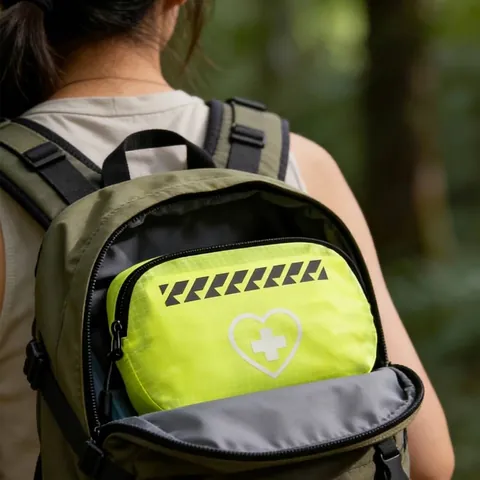 Kit di Primo Soccorso Portatile da Esterno Borsa Medica di Emergenza Impermeabile per Escursionismo Campeggio Auto Viaggio