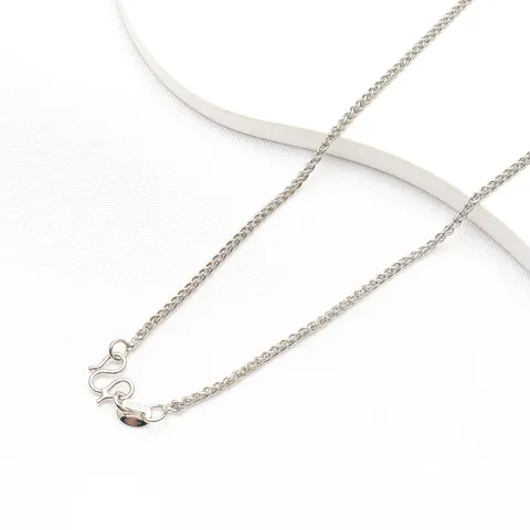 18K Gold Plated Copper Chopin Chain Necklace For Women Trendy Dragon Bone Link Clavicle Chain DIY Jewelry Accessories M Clasp