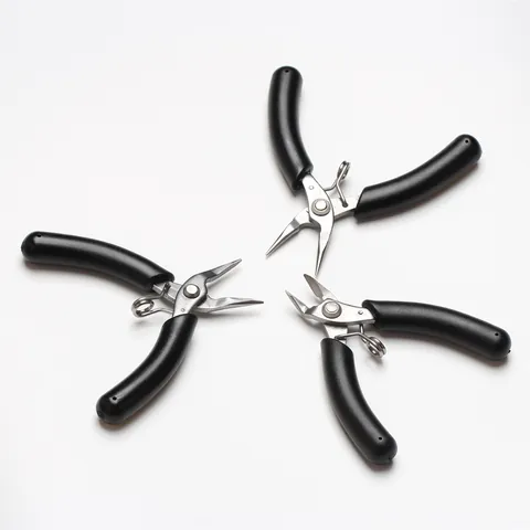 Stainless Steel Jewelry Pliers For DIY Beading Wire Wrapping Jewelry Making Tool Needle Nose Round Nose Diagonal Cutter Pliers