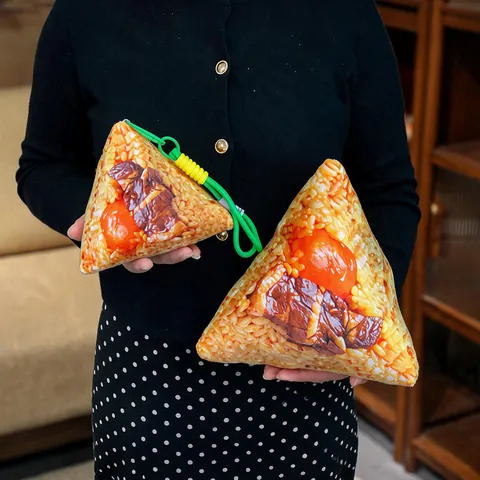 Regalo Festa Barche Drago Realistico Zongzi Peluche Cibo Simulato Cuscino Involtino Riso Morbida Bambola Decorazione