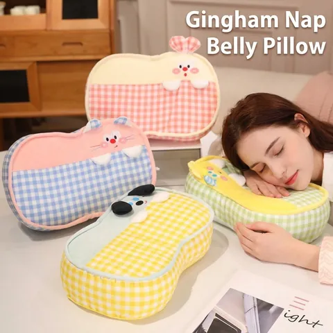 Almohada Cervical de Espuma Viscoelástica de Gato de Dibujos Animados Almohada de Siesta de Oficina de Cuadros para Dormitorio de Estudiantes Niños