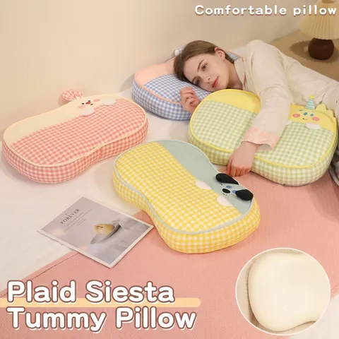 Almohada Cervical de Espuma Viscoelástica de Gato de Dibujos Animados Almohada de Siesta de Oficina de Cuadros para Dormitorio de Estudiantes Niños