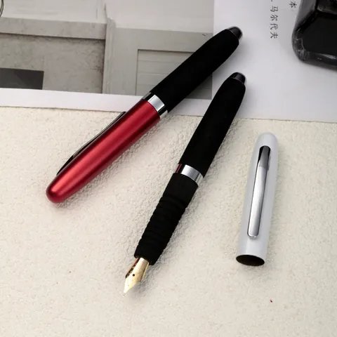 Business Mini Metal Fountain Pen For Beginners Portable Iridium Nib Smooth Writing Tool Office Stationery School Gift