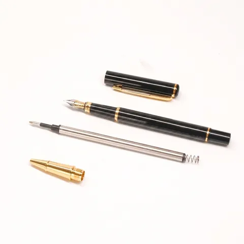 Luxury 801 Metal Copper Rollerball Pen Heavy Hand Feel Business Writing Gift Pen For Office Stationery Black Red Blue White 0.5mm Ink