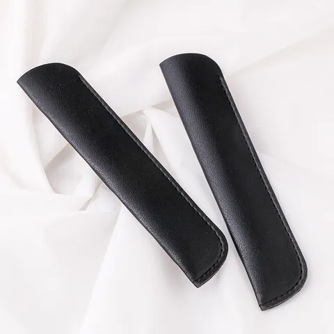 Funda Protectora de Cuero PU Minimalista para Lápiz Óptico Estuche para Lápices Digitales Soporte de Bolígrafo Portátil Bolsa de Almacenamiento