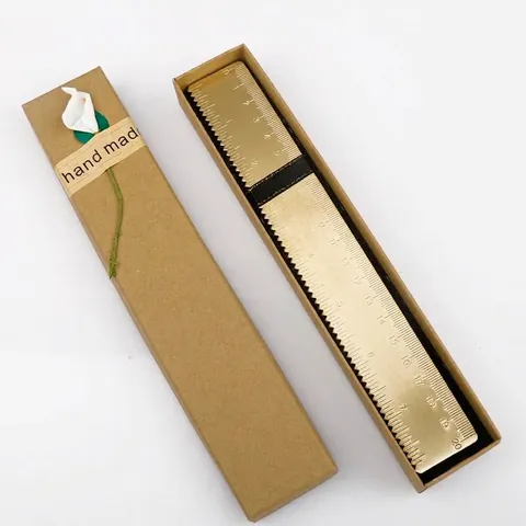 Boîte Cadeau pour Stylo en Papier Kraft Rétro Avec Décoration Florale Artisanale Boîte d'Emballage Rectangulaire pour Papeterie Bijoux