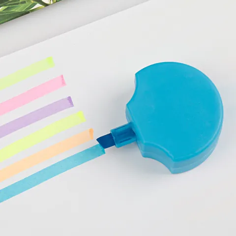 Creative Flower Shaped Multi-Color Highlighter Pen For School Office Marking Painting Plastic Stationery Fluorescent Marker Pen For Students